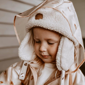 Шапка-ушанка Mrs. Ertha "Ivory", слоновая кость